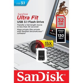 Memorie USB Flash Drive SanDisk Ultra Fit, 32GB, USB 3.1 - hikvisio...