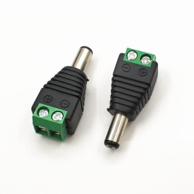 Conector de alimentare (TATA), 12V, cu surub, 5.5*2.1mm, LN-CT01G, ...