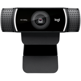 LOGITECH C922 Pro Stream Webcam - Tripod - BLACK - USB - hikvisioni...