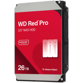 HDD NAS WD Red Pro 26TB CMR, 3.5'', 512MB, 7200 RPM, SATA, TBW: 550...