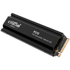 Crucial P310 2TB PCIe Gen4 2280 NVMe M.2 SSD with heatsink - hikvis...