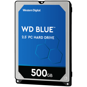HDD Mobile WD Blue (2.5'', 500GB, 128MB, 7200 RPM, SATA 6Gbps) - hi...