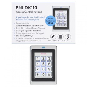 Tastatura control acces PNI DK110, stand alone, exterior si interio...
