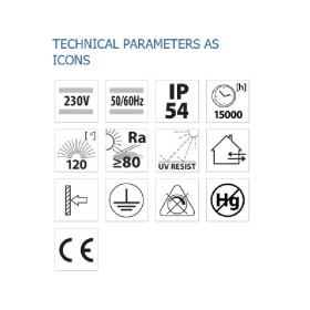 Aplica LED Vivalux SQUARE STARK, 6W, 180 lm, lumina neutra (4000K),...