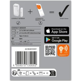 Senzor de contact Ledvance SMART+ WiFi, 72x31x24mm, Alb, baterie re...