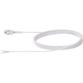 Cordon prelungitor H05VV-F 3G1, 3m, Alb - hikvisionieftin.ro